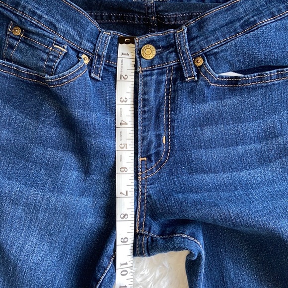 Signature By Levi Strauss Curvy Boot Cut Stretch Blue Jeans Size 10 - Picture 10 of 11